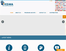 Tablet Screenshot of eswa.org